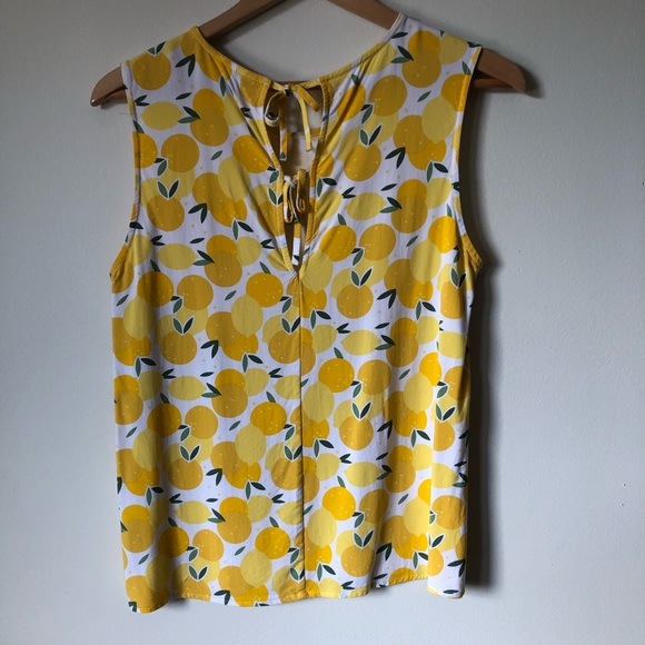 🍋 Lemon sleeveless top - Twik from Simons - size large 🍋 - Picture 7 of 16